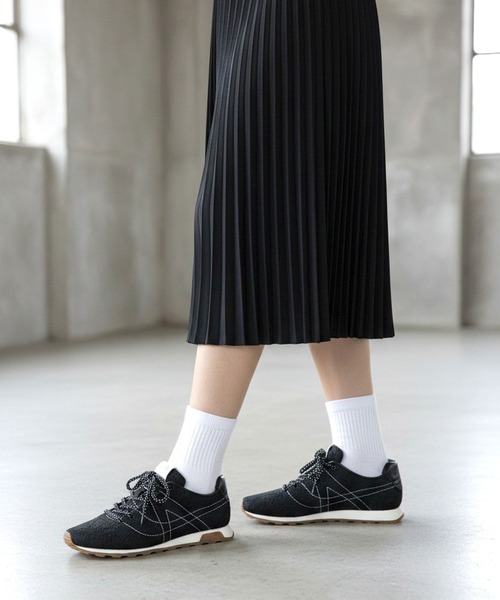 ASH（アッシュ）の「ASH/アッシュ【KATE】レースフラットスニーカー フラットソール 3cmヒール（スニーカー・レディース・ブラック・38/37/36）」の4枚目の写真