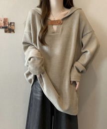 フード付きニットソー