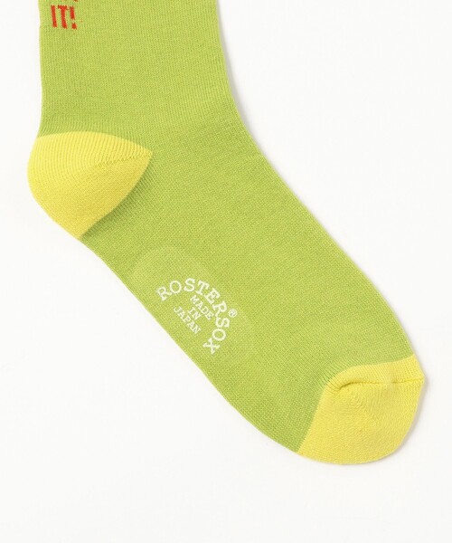 BEAMS BOY(ビームスボーイ)の「【別注】ROSTER SOX / WE CAN DO IT SOX(ソックス/靴下・レディース・レッド系その他7/グリーン/ブルー/グレー・ONE SIZE)」の9枚目の写真