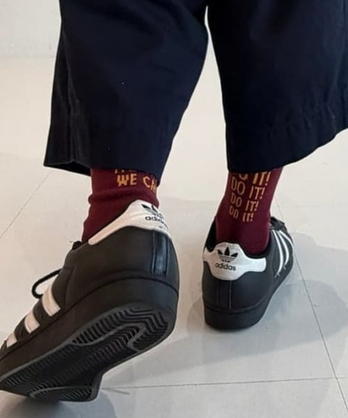 BEAMS BOY(ビームスボーイ)の「【別注】ROSTER SOX / WE CAN DO IT SOX(ソックス/靴下・レディース・レッド系その他7/グリーン/ブルー/グレー・ONE SIZE)」の1枚目の写真