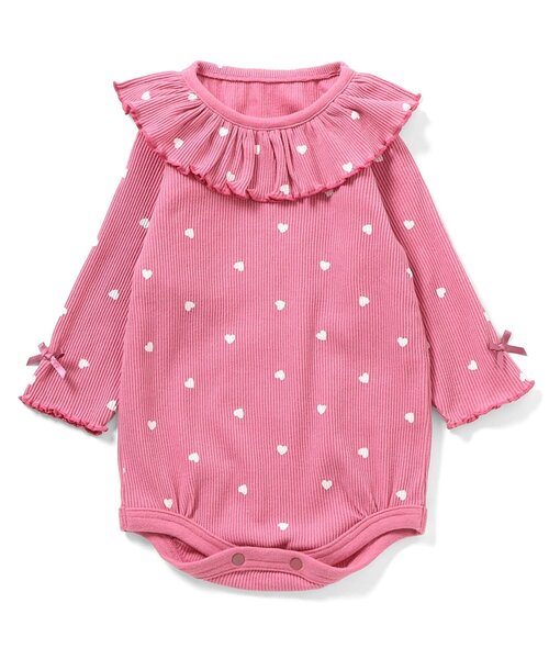 apres les cours(アプレレクール)の「【WEB限定】 メロウリブボディスーツ(ロンパース・キッズ・ピンク/ミント/その他3・80/70)」の7枚目の写真