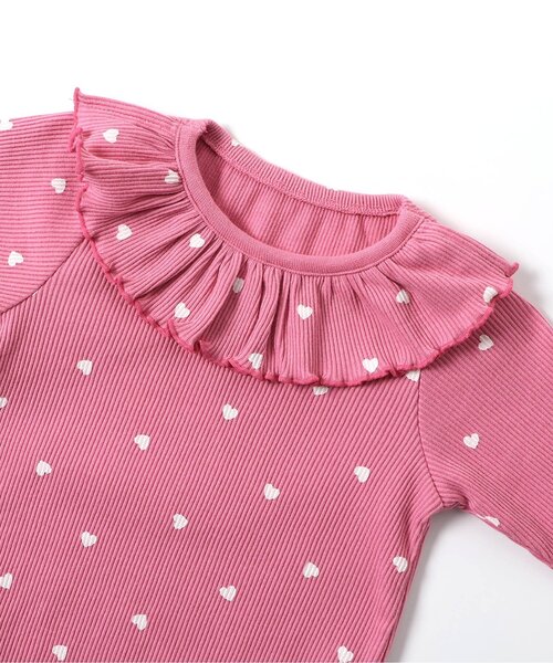 apres les cours(アプレレクール)の「【WEB限定】 メロウリブボディスーツ(ロンパース・キッズ・ピンク/ミント/その他3・80/70)」の9枚目の写真