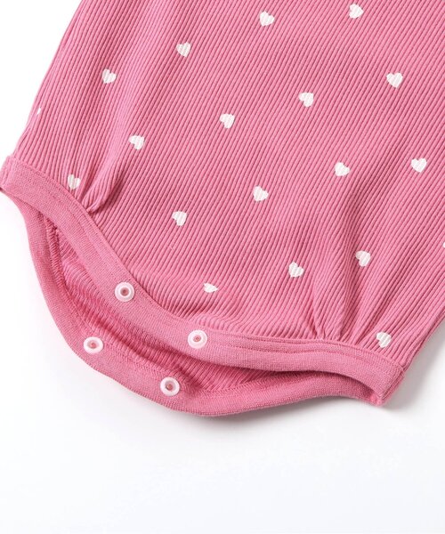 apres les cours(アプレレクール)の「【WEB限定】 メロウリブボディスーツ(ロンパース・キッズ・ピンク/ミント/その他3・80/70)」の12枚目の写真