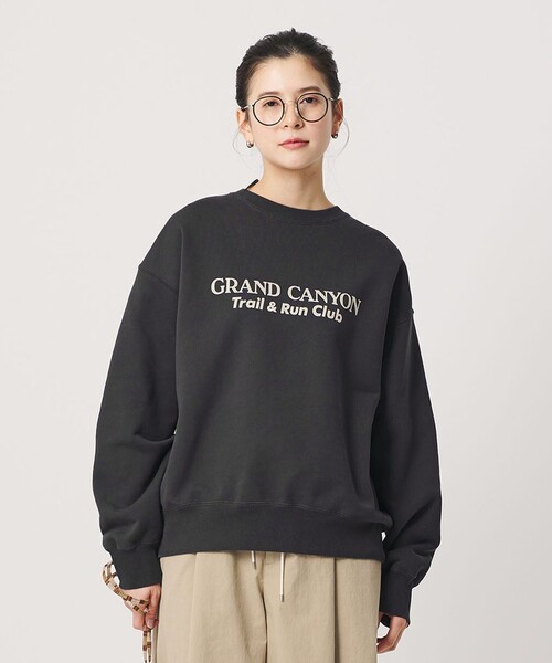 BEAUTY&YOUTH UNITED ARROWS（ビューティーアンドユースユナイテッドアローズ）の「コットン裏毛 ロゴスウェット プルオーバー（スウェット・レディース・ライトグレー/ダークグレー/ライラック・FREE）」の3枚目の写真