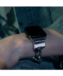 SILVERTAG（シルバータグ）の「APPLE WATCH STRAP NAST-P28115 アップルウォッチチェーンメタルシルバーストラップ（デジタル腕時計）」