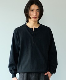 SINSS | High gauge henley neck knit / ハイゲージヘンリーネックニット(ニット/セーター)