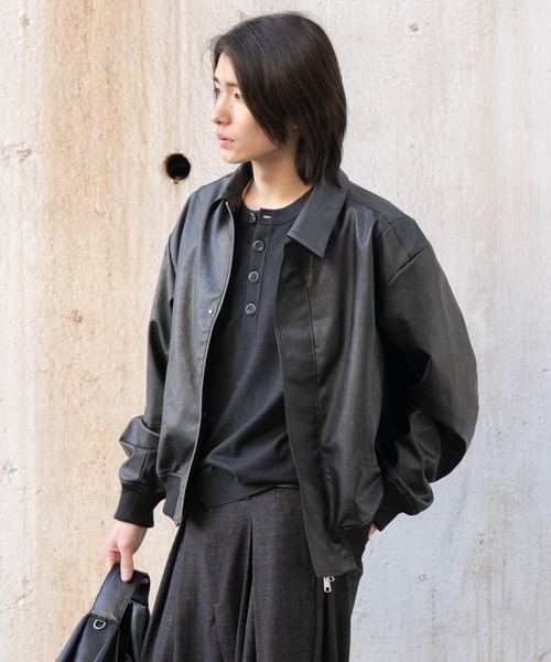 SINSS(シンス)の「High gauge henley neck knit / ハイゲージヘンリーネックニット(ニット/セーター・メンズ・ブラック/チャコール・X-SMALL/LARGE/MEDIUM/SMALL)」の11枚目の写真