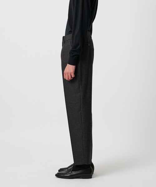 SOVEREIGN(ソブリン)の「<SOVEREIGN>DI PRAY ピンチェック シングル 1プリーツ スラックス RELAX MODEL(スラックス・メンズ・ダークグレー・XL/M/S)」の4枚目の写真