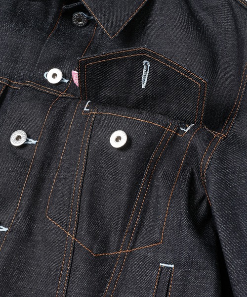 TSTS（ティーエスティーエス）の「ORGANIC COTTON OVERSIZED DENIM JACKET（デニムジャケット・メンズ・インディゴブルー・L）」の5枚目の写真