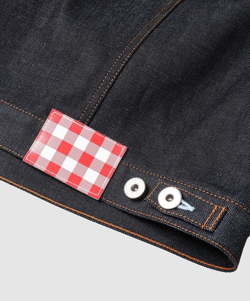 TSTS（ティーエスティーエス）の「ORGANIC COTTON OVERSIZED DENIM JACKET（デニムジャケット・メンズ・インディゴブルー・L）」の8枚目の写真