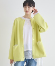 Paradise Picnic | ダブルフェイスニットカーディガン(カーディガン/ボレロ)