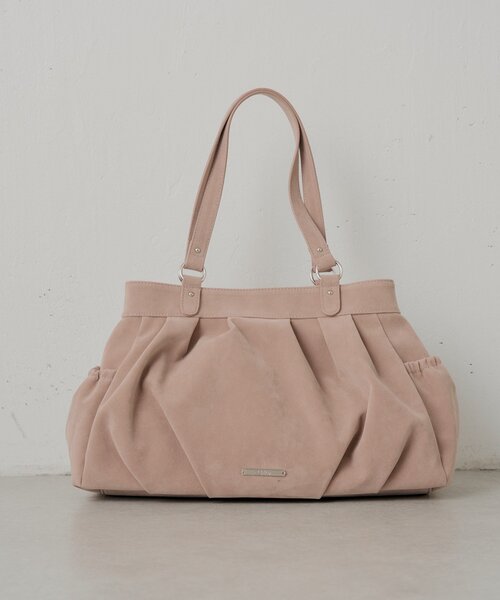 Chico(チコ)の「BIGギャザートートバッグ(トートバッグ・レディース・ピンク系その他3/ブラック/アイボリー/ベージュ系その他3・FREE)」の4枚目の写真