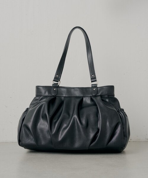 Chico(チコ)の「BIGギャザートートバッグ(トートバッグ・レディース・ピンク系その他3/ブラック/アイボリー/ベージュ系その他3・FREE)」の7枚目の写真