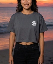【RIP CURL リップカール】WETTIE ICON TEE II/ショート丈(短丈)バックプリントTシャツ