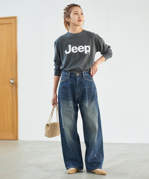 Spick & Span（スピックアンドスパン）の「《WEB限定サイズ有り / 追加》5 1/2 TUCKBARREL DENIM（デニムパンツ・レディース・ブルー系その他/サックスブルー・28/27/26）」の9枚目の写真