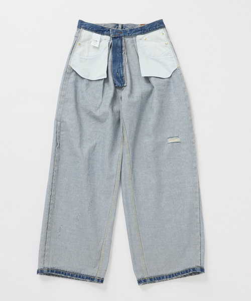 Spick & Span（スピックアンドスパン）の「《WEB限定サイズ有り / 追加》5 1/2 TUCKBARREL DENIM（デニムパンツ・レディース・ブルー系その他/サックスブルー・28/27/26）」の17枚目の写真