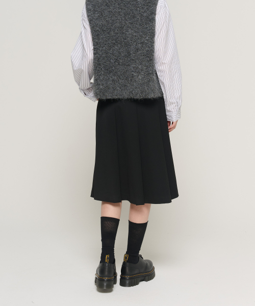 CARGOBROS FOR WOMAN（カーゴブロスフォーウィメン）の「Aラインミディプリーツスカート（ブラック）（スカート・レディース・その他・SMALL/MEDIUM）」の4枚目の写真