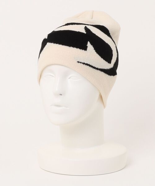 Revo.（レボ）の「モチーフ ビーニー ニット帽（ニットキャップ/ビーニー・レディース・アイボリー/ブラック/ブラック×ピンク/グレー・FREE）」の2枚目の写真