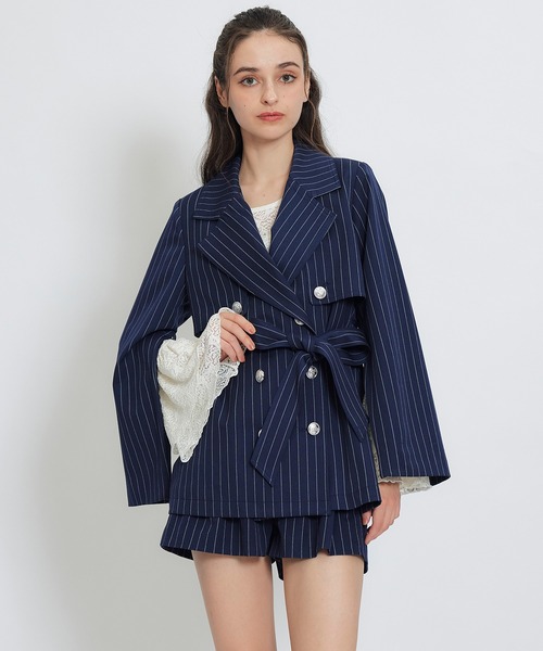 REDYAZEL(レディアゼル)の「ボリュームスリーブシアーレースブラウス×ベーシックキャミソール(Tシャツ/カットソー・レディース・キナリ/ホワイト/ブラック・FREE)」の17枚目の写真