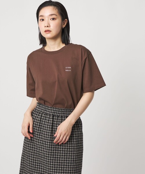 CITEN(シテン)の「<CITEN>ヘビーウエイトT(Tシャツ/カットソー・レディース・ブラック/イエロー/ホワイト/ダークブラウン・FREE)」の3枚目の写真