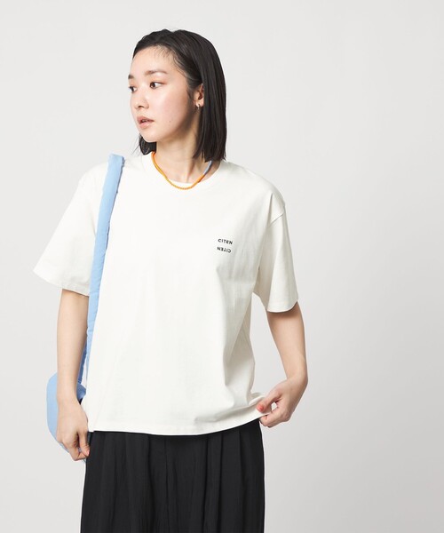CITEN(シテン)の「<CITEN>ヘビーウエイトT(Tシャツ/カットソー・レディース・ブラック/イエロー/ホワイト/ダークブラウン・FREE)」の14枚目の写真
