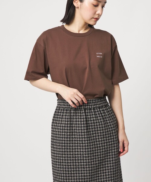 CITEN(シテン)の「<CITEN>ヘビーウエイトT(Tシャツ/カットソー・レディース・ブラック/イエロー/ホワイト/ダークブラウン・FREE)」の19枚目の写真
