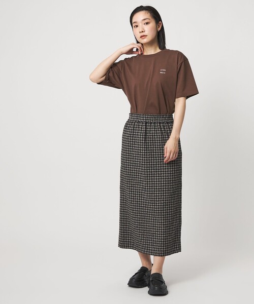 CITEN(シテン)の「<CITEN>ヘビーウエイトT(Tシャツ/カットソー・レディース・ブラック/イエロー/ホワイト/ダークブラウン・FREE)」の5枚目の写真