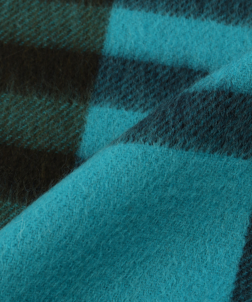 JOURNAL STANDARD（ジャーナルスタンダード）の「【Joshua Ellis / ジョシュア エリス】5 Col Block Check（マフラー・レディース・ブルー・FREE）」の4枚目の写真