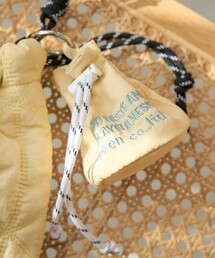 coen（コーエン）の「ロゴ刺繍 ミニ巾着ポーチキーホルダー（ポーチ）」