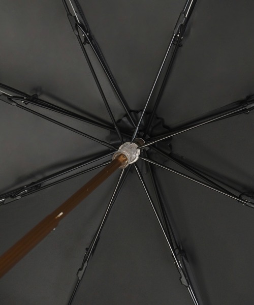 POLO RALPH LAUREN(ポロ ラルフ ローレン)の「【WEB限定】遮光100% 晴雨兼用 折りたたみ日傘 竹手元 切り継ぎ ”ワンポイント”(折りたたみ傘・レディース・ベージュ/ネイビー/ホワイト×ネイビー/オフホワイト・FREE)」の9枚目の写真