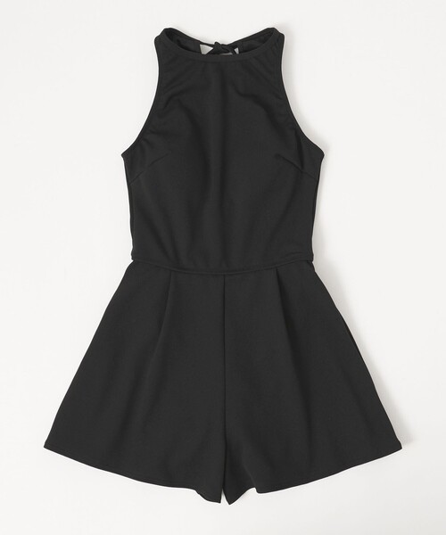 green label relaxing（グリーンレーベルリラクシング）の「ジョーゼット風 バックオープン オールインワン スイムウェア / 水着（水着・レディース・オフホワイト/ブラック/ダークブラウン・FREE）」の19枚目の写真