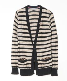 FranCisT_MOR.K.S.（フランシストモークス）の「ボーダー柄カーディガン（カーディガン/ボレロ）」