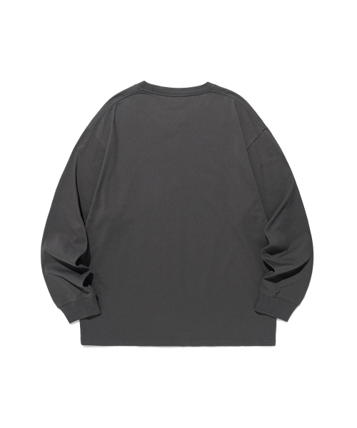 NICE GHOST CLUB(ナイスゴーストクラブ)の「DRAWING 3STAR LS TEE_CHARCOAL(NG2GSUT560A)(Tシャツ/カットソー・レディース・チャコール・SMALL/MEDIUM/LARGE)」の5枚目の写真