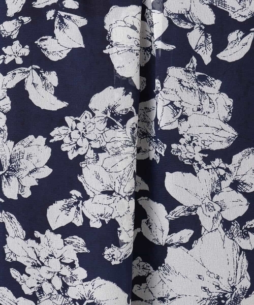 MK MICHEL KLEIN（エムケーミッシェルクラン）の「花柄シフォンブラウス/洗える（シャツ/ブラウス・レディース・ブルー/ネイビー・38）」の17枚目の写真