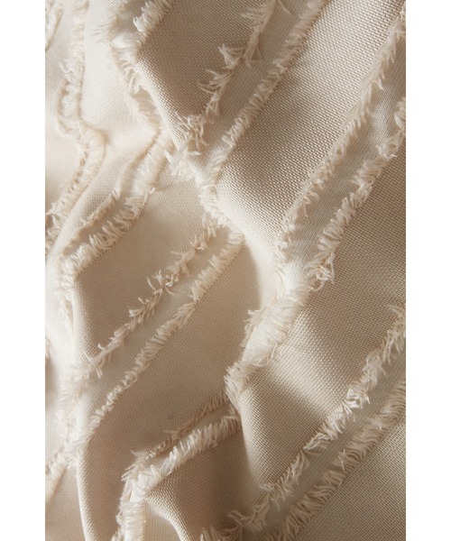 &. NOSTALGIA（アンドドットノスタルジア）の「フリンジタイトフレアスカート（スカート・レディース・ベージュ/ブラック・M）」の18枚目の写真