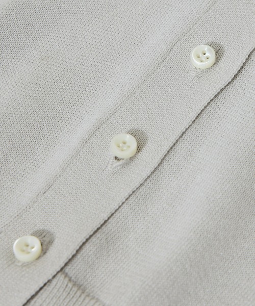 SALON adam et rope'（サロン アダム エ ロペ）の「【WEB限定】ドライタッチスキッパーカーディガン（カーディガン/ボレロ・レディース・ネイビー/ブラウン/グレー系その他・FREE）」の22枚目の写真