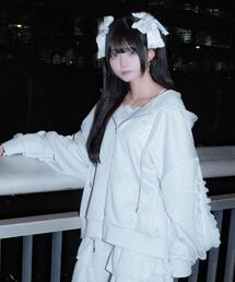 Whinny（ホワイニー）の「Whinny/【2026春新作♪】冬の夜空にお星様パーカー（パーカー）」