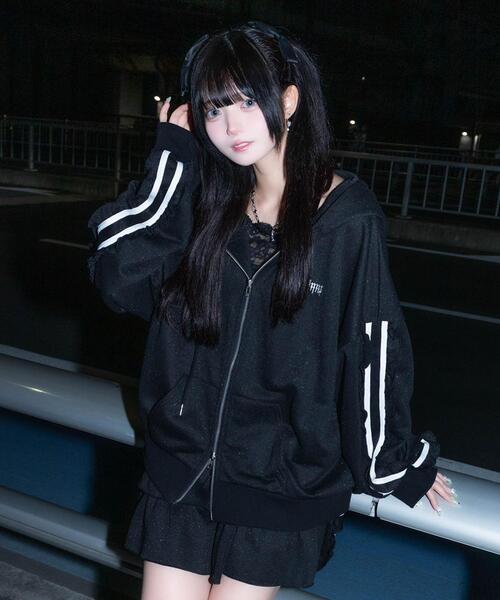 Whinny/冬の夜空にお星様パーカー（パーカー）｜Whinny（ホワイニー