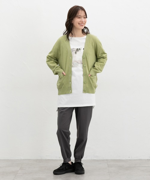 Honeys(ハニーズ)の「【ハニさら・アクティブウェア・接触冷感・吸水速乾・UVカット】快適クールイージーパンツ(その他パンツ・レディース・ブラック/ネイビー/スミクロ・S/M/LL/L/3L)」の10枚目の写真