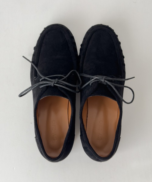 CANAL JEAN（キャナルジーン）の「El mar　フェイクスウェードモカシン（モカシン/デッキシューズ・レディース・ブラック/キャメル・23.5/24.5/24）」の10枚目の写真