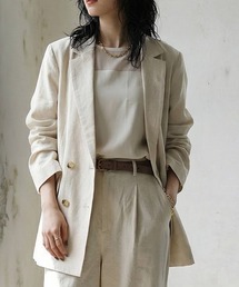 antiqua（アンティカ）の「長袖 無地 羽織 テーラード ジャケット（テーラードジャケット）」