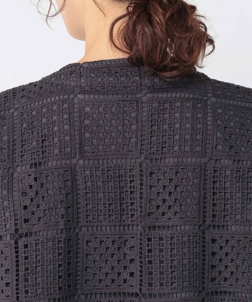 studio CLIP（スタディオクリップ）の「レースブルゾン（ブルゾン・レディース・オフホワイト/チャコール・FREE）」の14枚目の写真