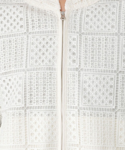 studio CLIP（スタディオクリップ）の「レースブルゾン（ブルゾン・レディース・オフホワイト/チャコール・FREE）」の17枚目の写真