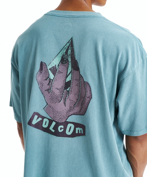 VOLCOM(ボルコム)の「VOLCOM メンズ GRAB THE STONE SS TEE Tシャツ 【2026年春夏モデル】(Tシャツ/カットソー・メンズ・ブルー系その他/ブラック/オフホワイト・X-LARGE/LARGE/MEDIUM/SMALL)」の8枚目の写真