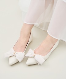 INGNI（イング）の「パールビジュー付きリボンパンプス（パンプス）」