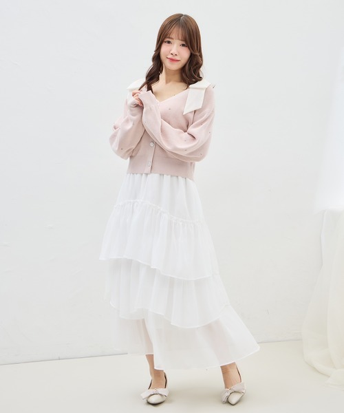 INGNI（イング）の「パールビジュー付きリボンパンプス（パンプス・レディース・ブラック/アイボリー・L/M）」の17枚目の写真