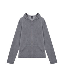 TONSIL（トンスル）の「ダーティウォッシングゴルジジップアップフードチャコール（パーカー）」