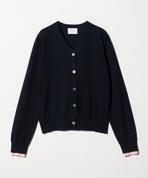 UNITED ARROWS（ユナイテッドアローズ）の「エンブロイダリー バイカラー カーディガン ‐ウォッシャブル‐（カーディガン/ボレロ・レディース・グレー系/ネイビー/ライトブルー・FREE）」の18枚目の写真