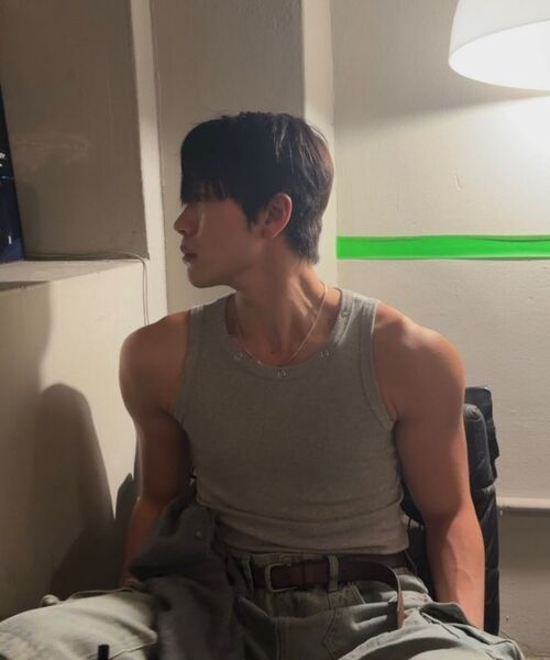 PROCESS(プロセス)の「Eyelet Neck Sleeveless - Grey(Tシャツ/カットソー・メンズ・グレー系・FREE)」の2枚目の写真