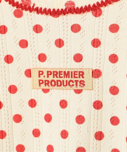 p.premier（ピードットプルミエ）の「針抜きカットソープルオーバー（Tシャツ/カットソー・キッズ・ピンク/レッド/アイボリー・80/90/100/110/120/130/140）」の20枚目の写真